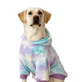 Tie Dyed Large Dog Clothing Warm (Option: 3XL)